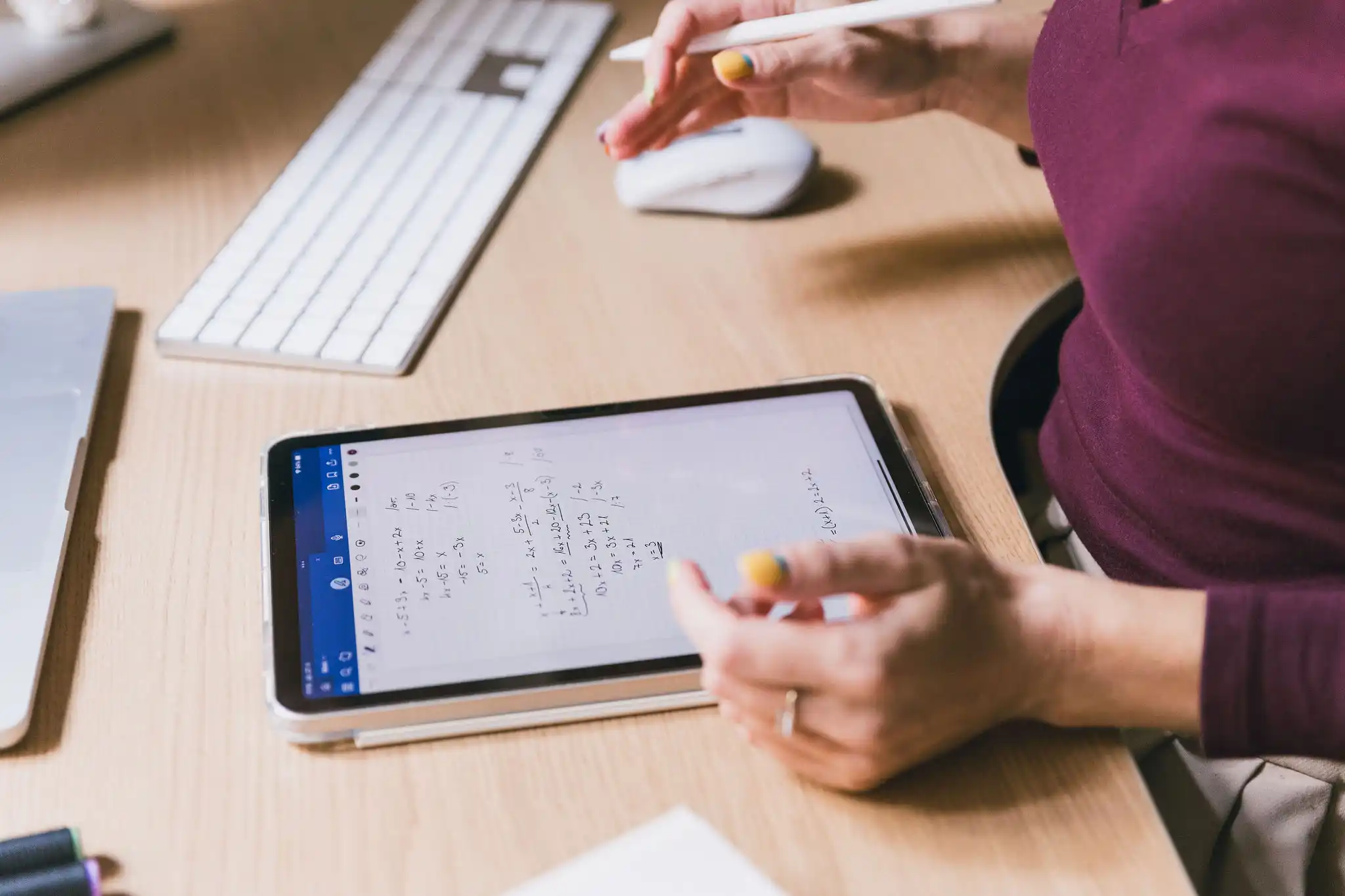 Matematika érettségi felkészítés: egyenletek digitális táblán